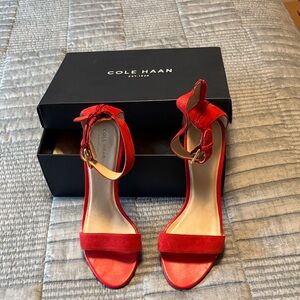 Cole Haan Women's Vibrant Red Heels